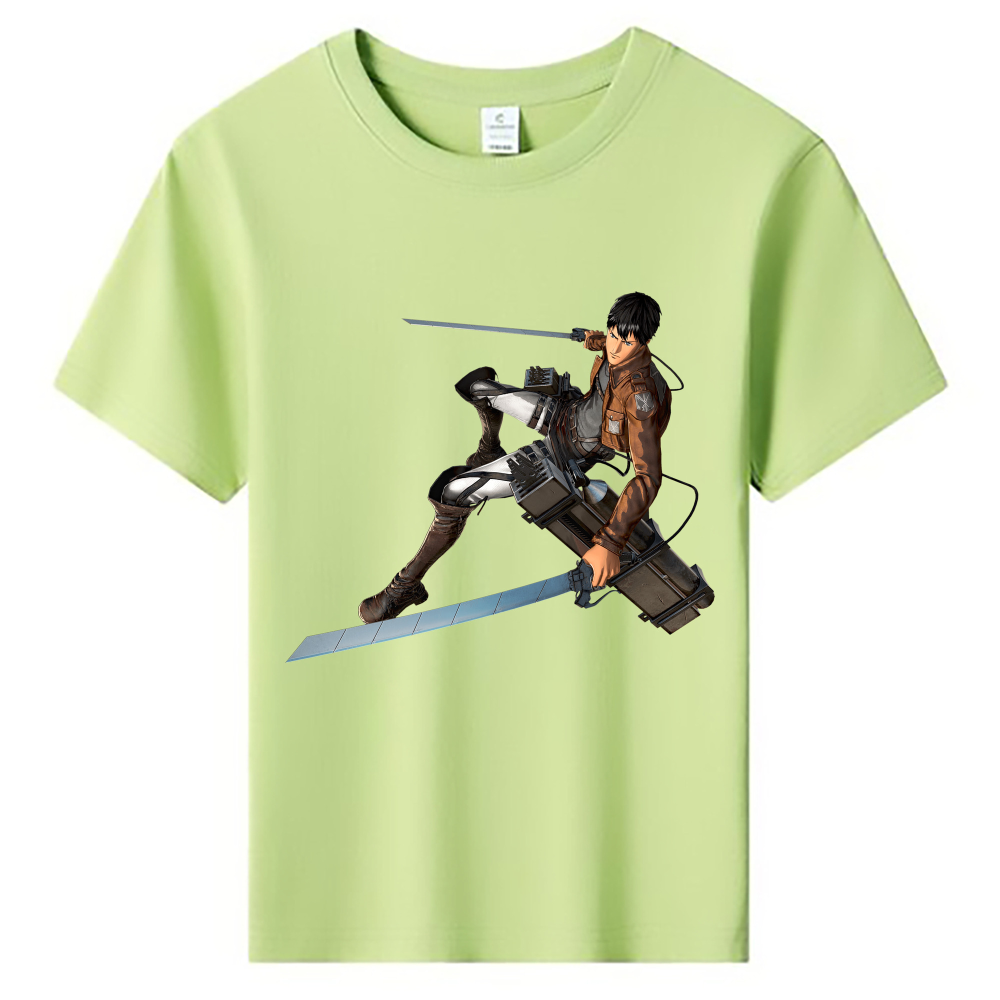 （画像用） 進撃の巨人 ベルトルト・フーバー Attack on Titan Bertholdt Hoover 綿100％キッズTシャツ（フロントプリント）